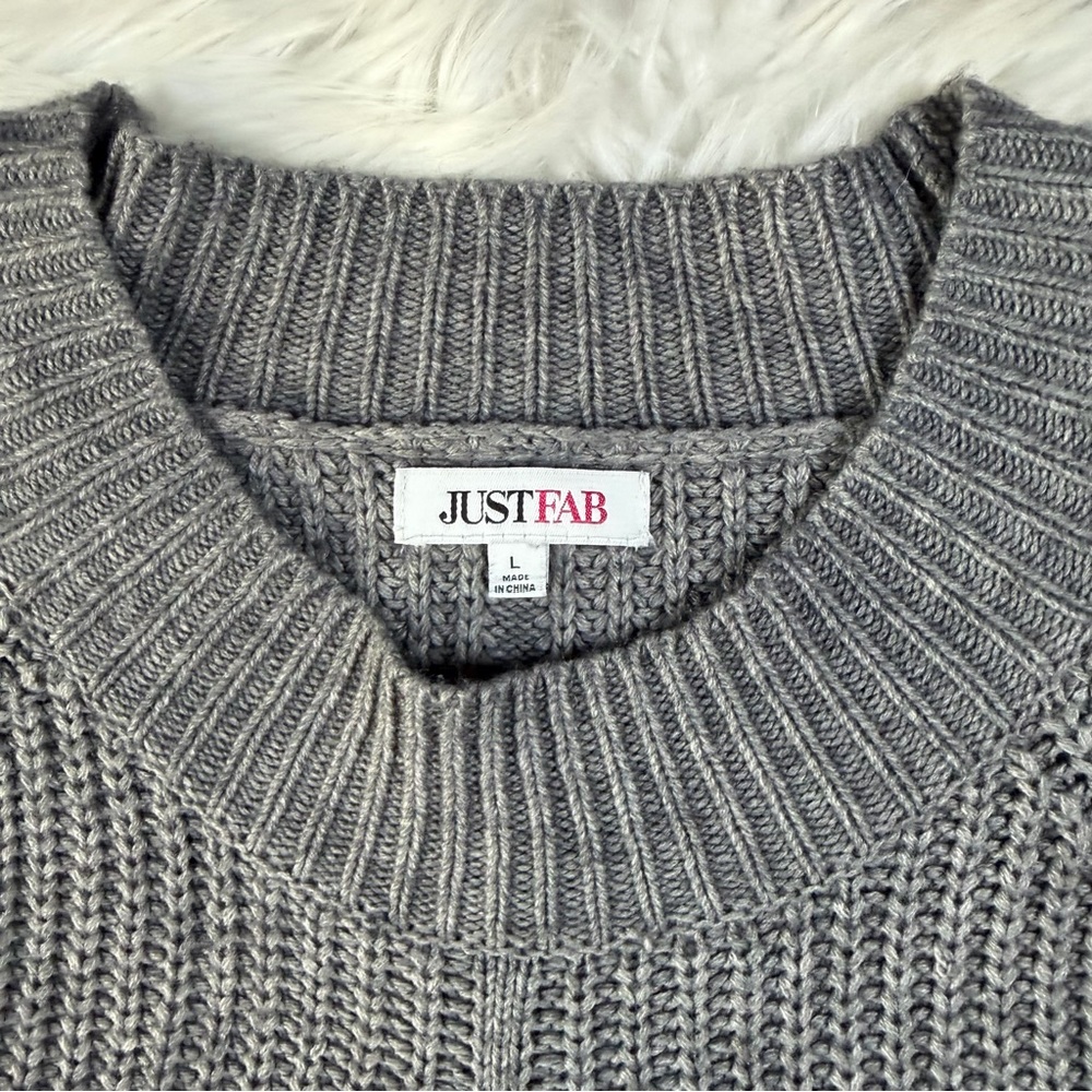 JustFab Ribbed Knit Sweater - Picture 5 of 7